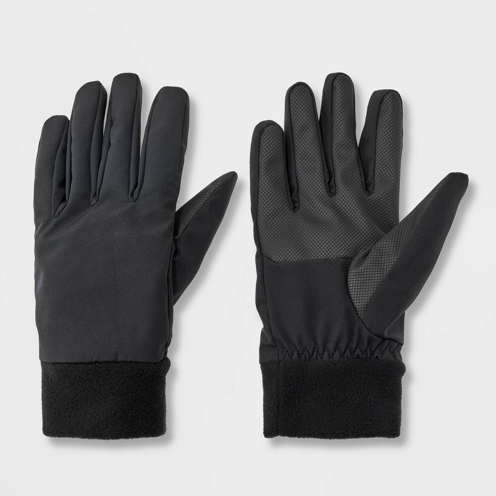 Men's Softshell Gloves All in Motion Black S/M M/L L/XL Touch screen compatible