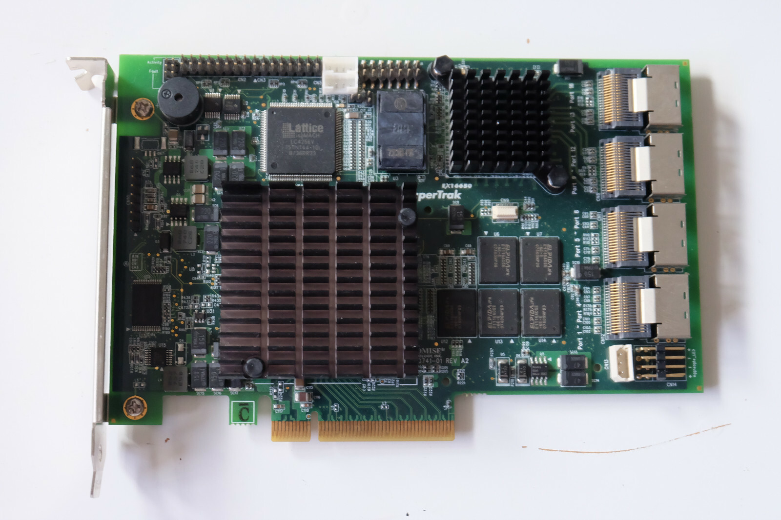 Promise SuperTrak EX16650 16 port SAS RAID Controller