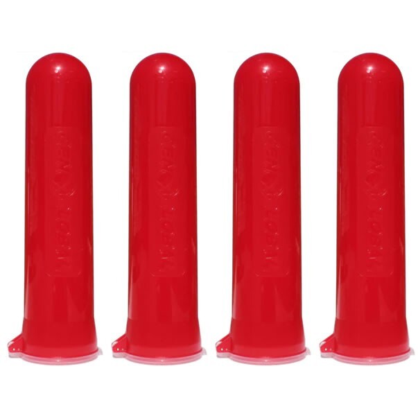 4 Pack Of 140 Round GXG Paintball Pods / Tubes - Red