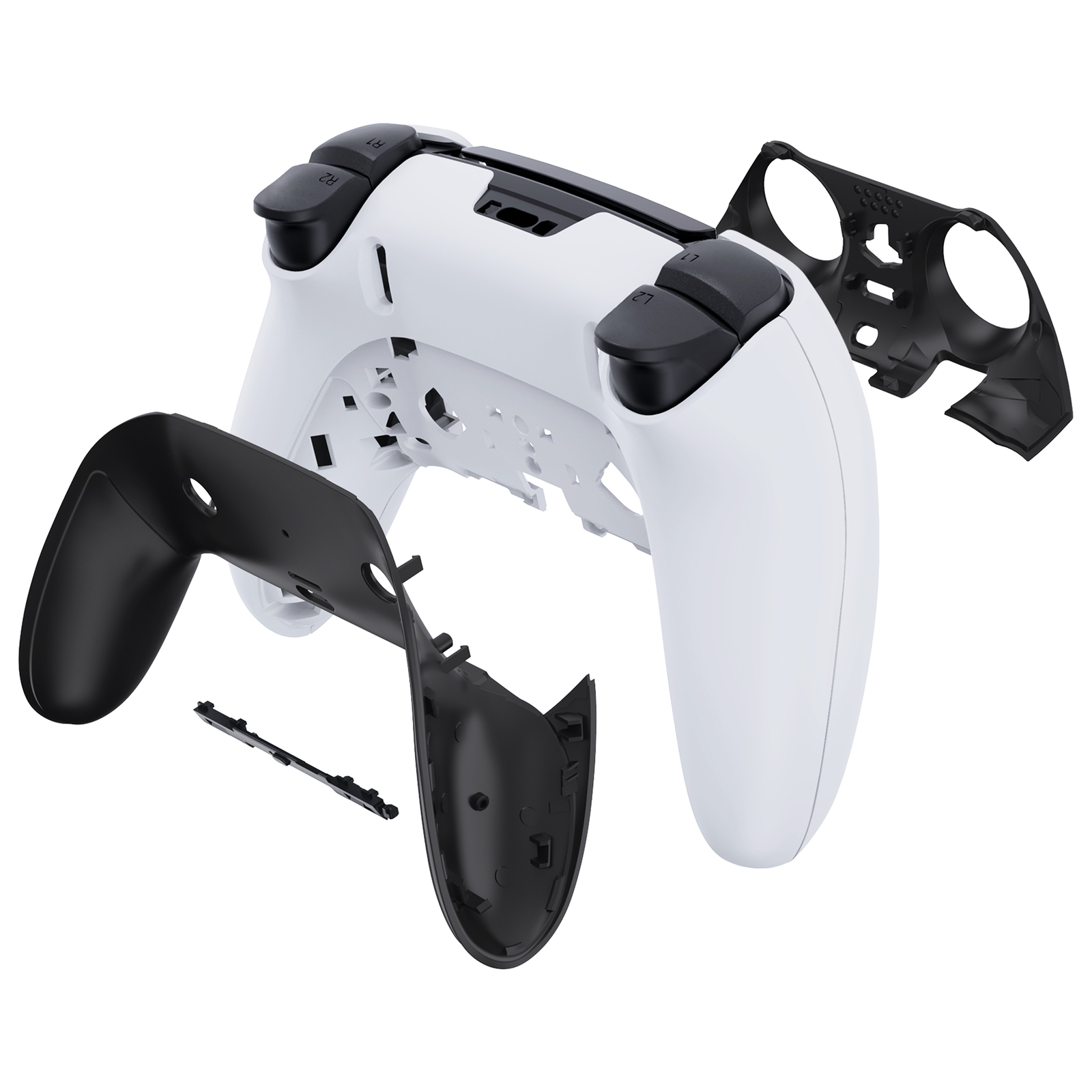 Front Bottom Decorative Trim Shell Cover Replacement DIY For PS5 Edge Controller
