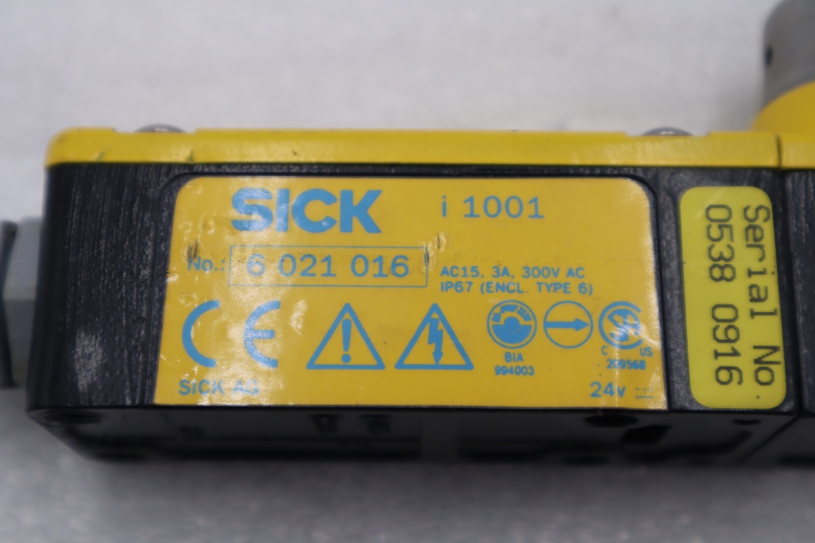 Sick 6021016 Safety Switch STOCK B-1597