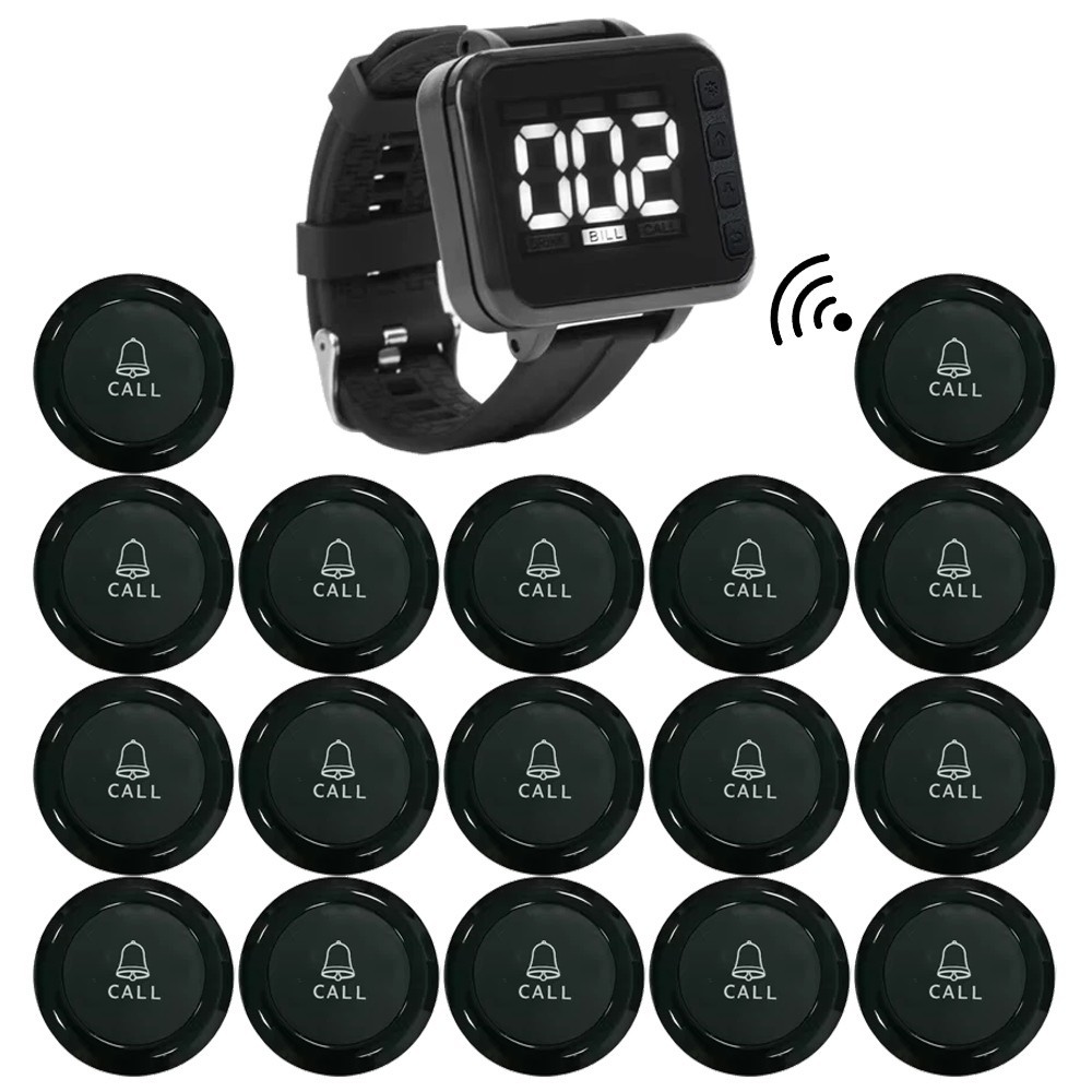 Wireless Pager Machine Restaurant Waiter Call Number System