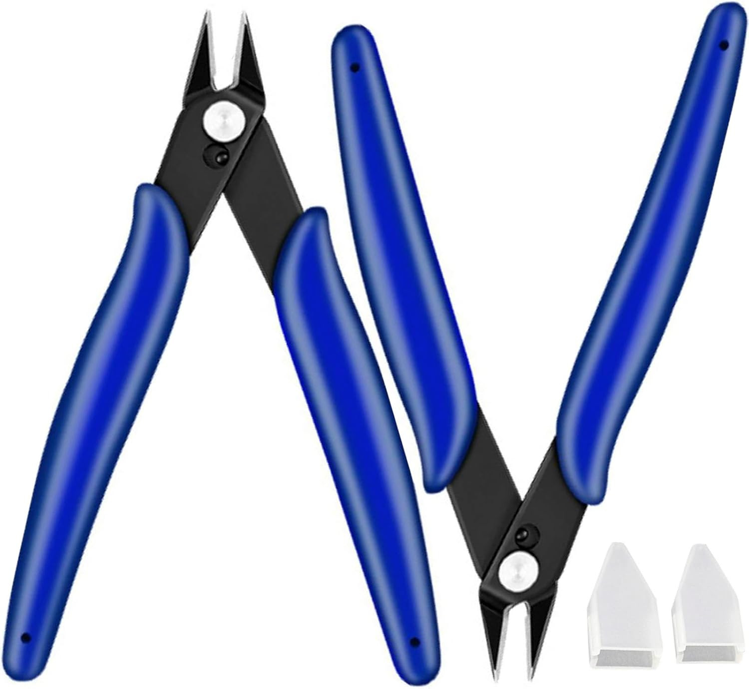 Flush Cutters, 2 PCS Micro Wire Cutters for Craft, Jewlery Making, Electronics,
