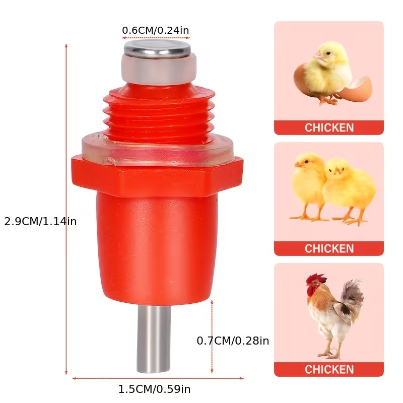 Nipples Automatic Water Dispenser Poultry Chickens,Ducks,Geese,Quails Rabby ETC