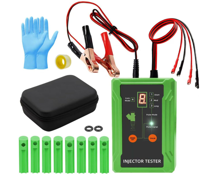 Tester de Inyectores Automotrices con Doble Canal y 8 Modos de Pulso