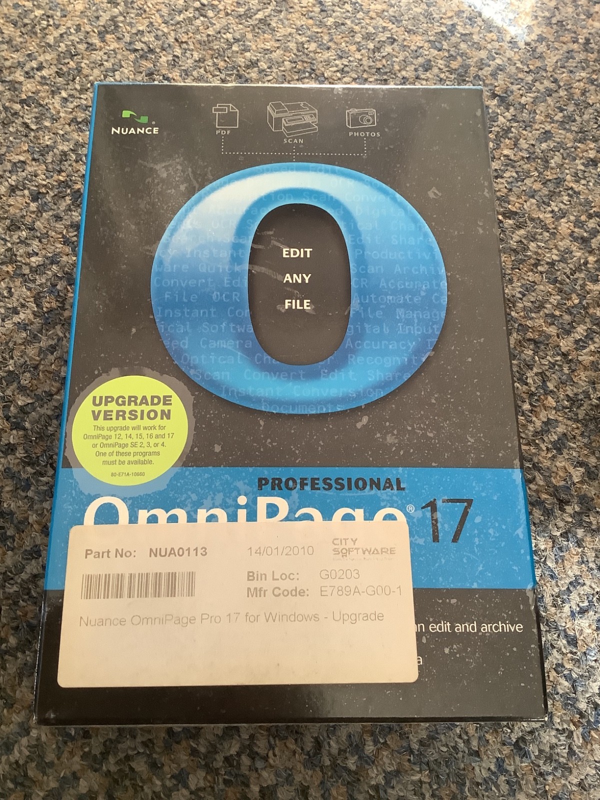 PROFESSIONAL OMNIPAGE 17 SEALED NUANCE UPGRADE VERSION