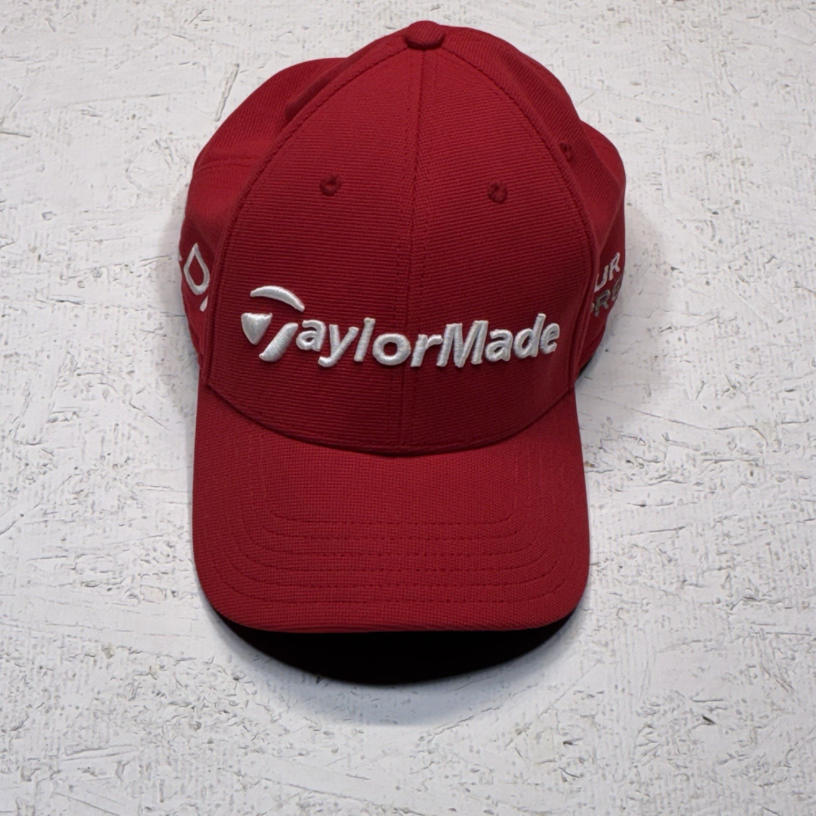 Taylormade Golf Hat Red SLDR Tour Preferred Adjustable Cap
