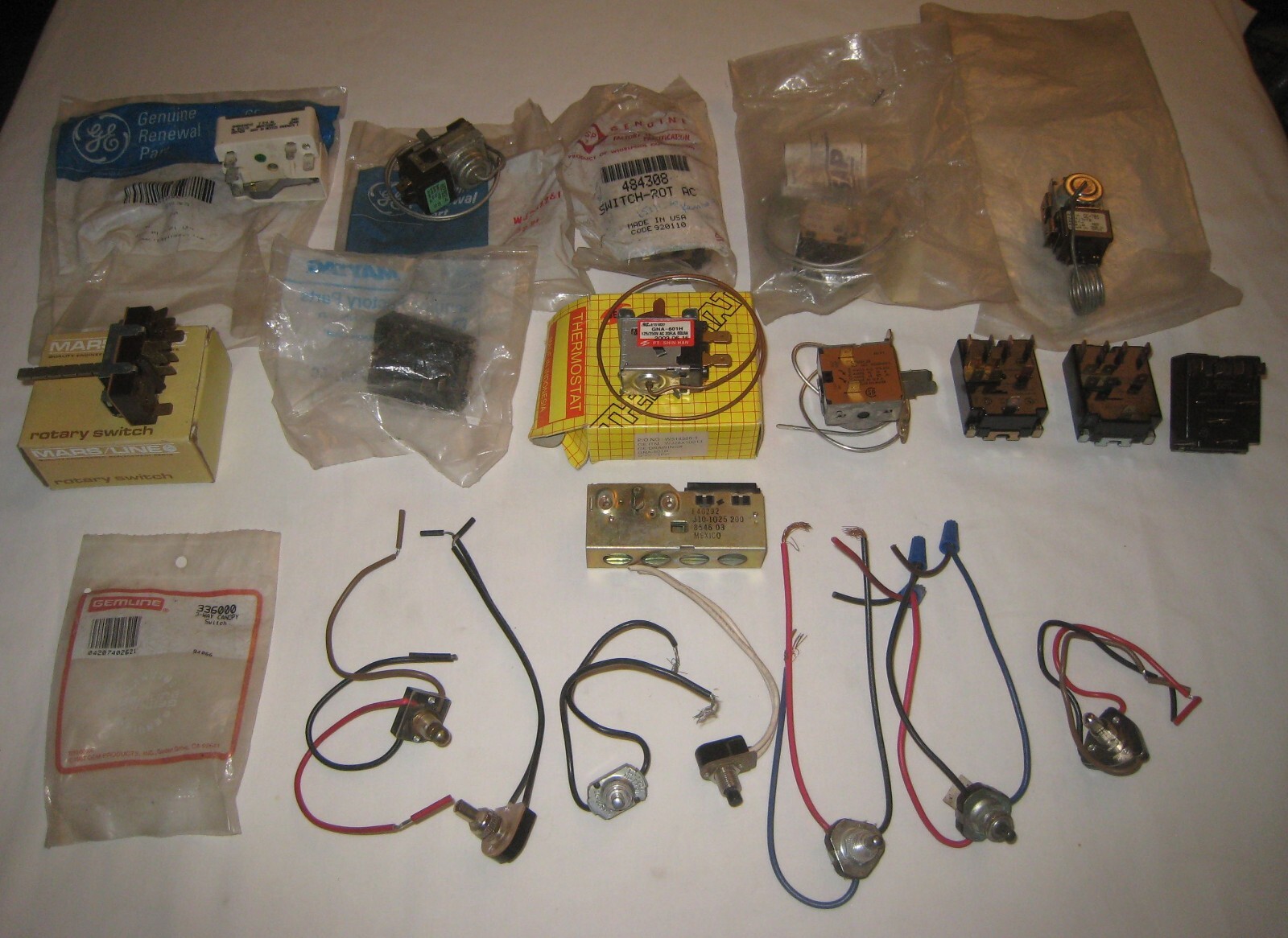 Lot of 20 Misc. HVAC / Appliance Switches
