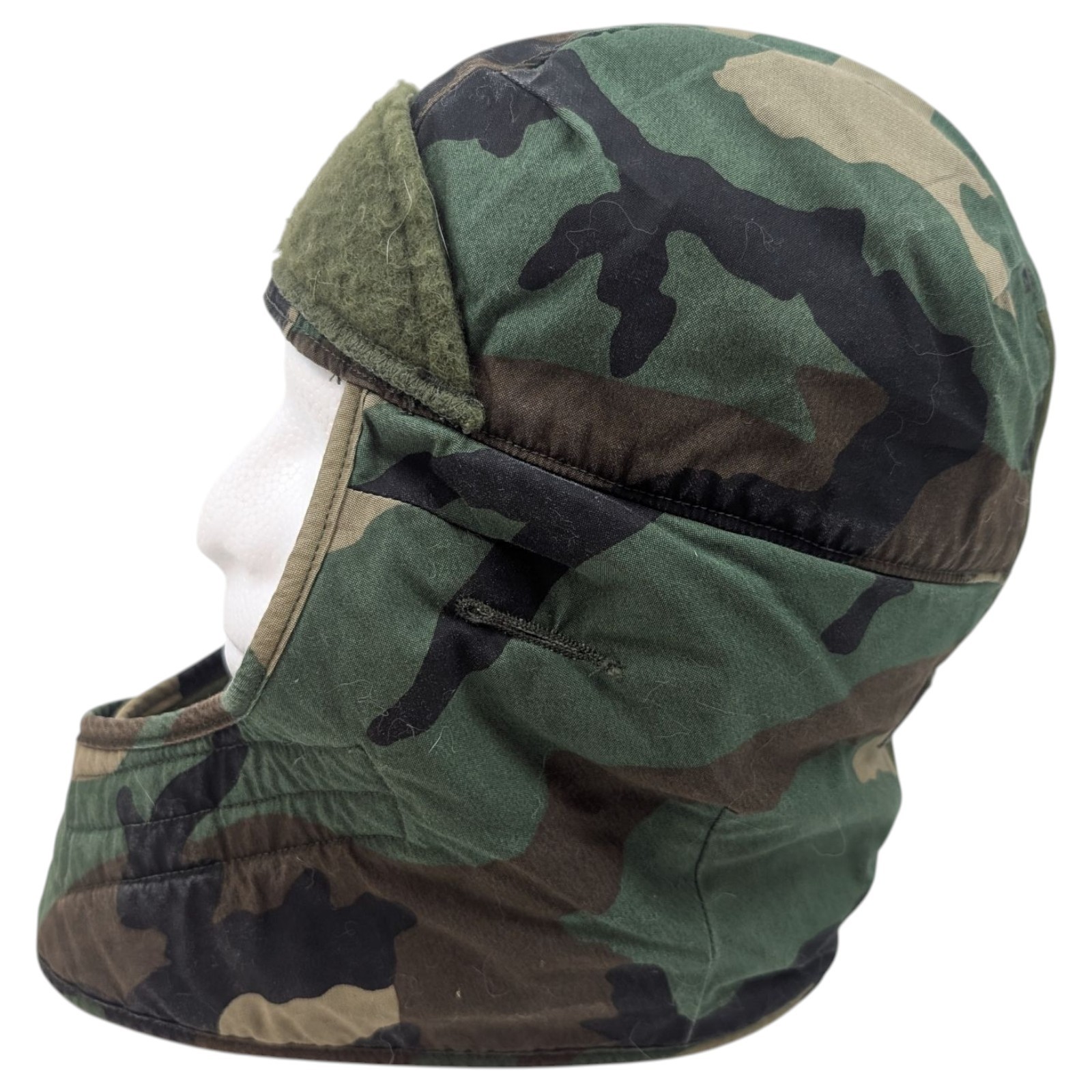 US Military Woodland Camouflage Cap Cold Weather Insulating Helmet Liner 7 1/4
