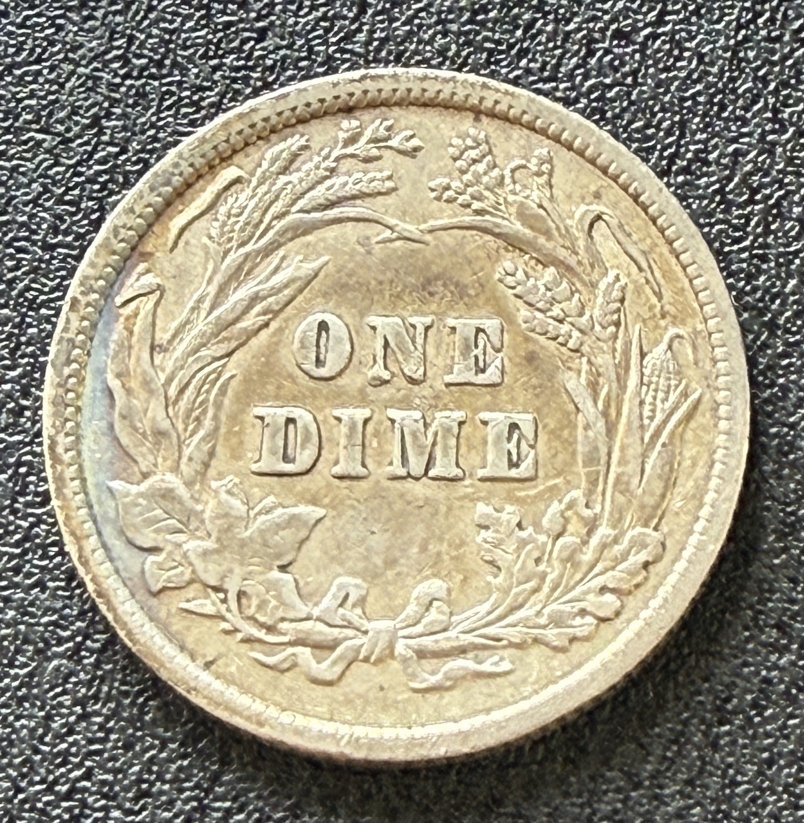 1894-O Barber Silver Dime Lightly Cleaned
