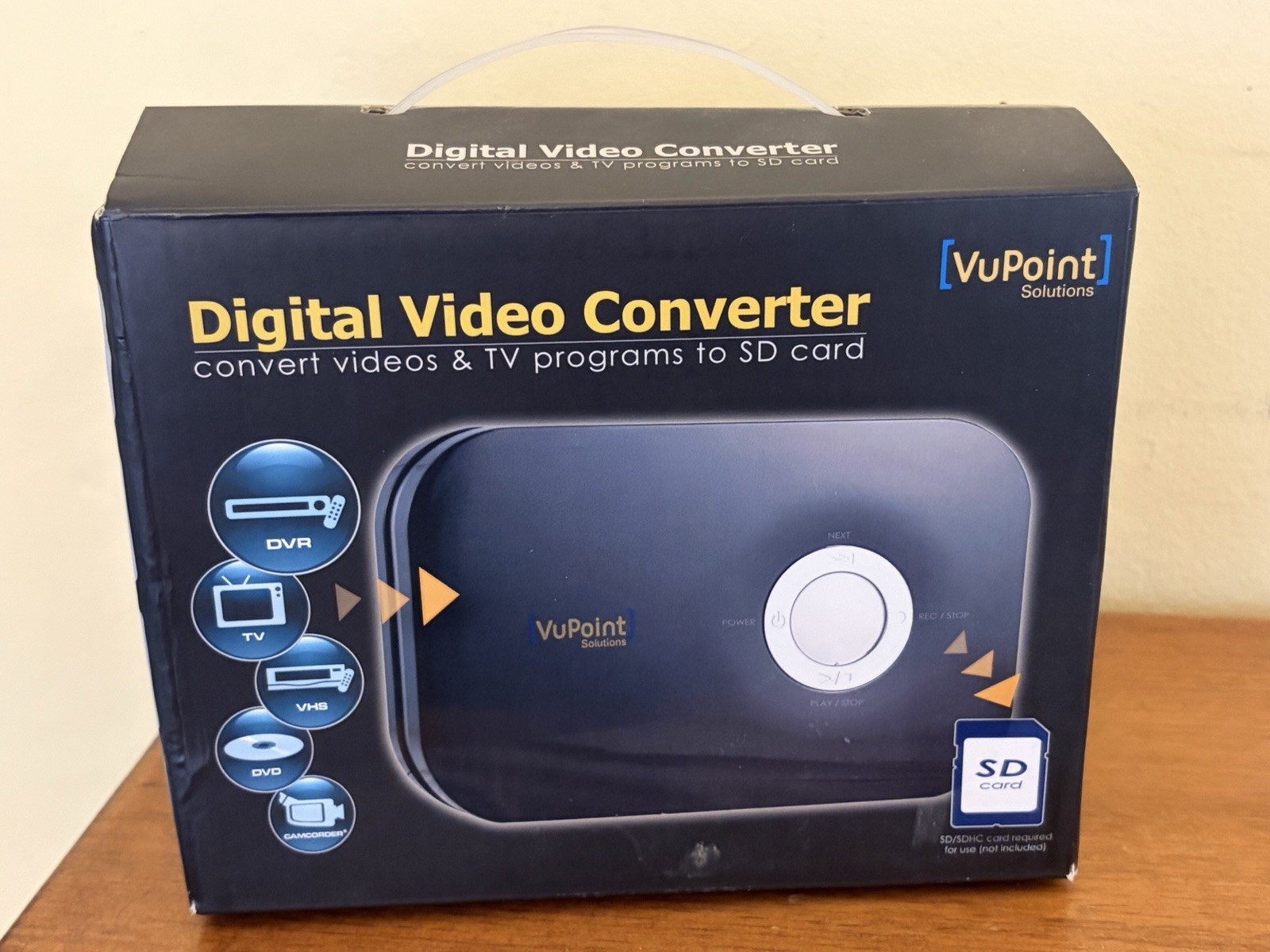 VuPoint Digital Video Converter Convert Videos & TV Programs To SD Card New