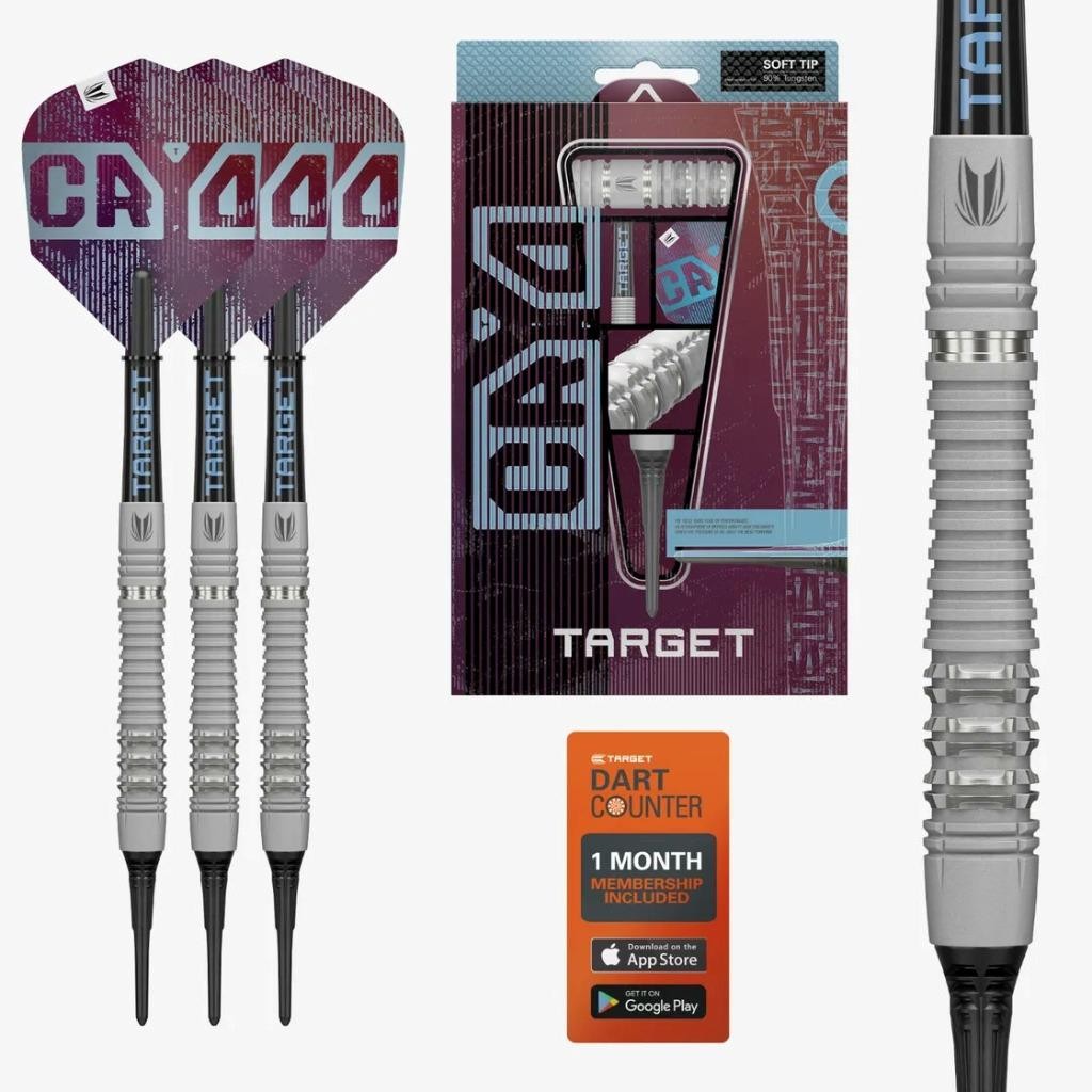 TARGET CRYO 13 20 GRAM 90% TUNGSTEN SOFT TIP DARTS 210545
