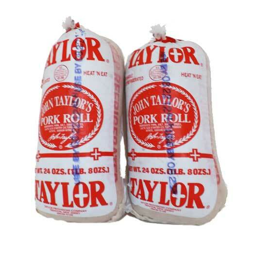 TWO  Taylor Pork Rolls 1 1/2 lbs each  - 3 lbs Total Weight