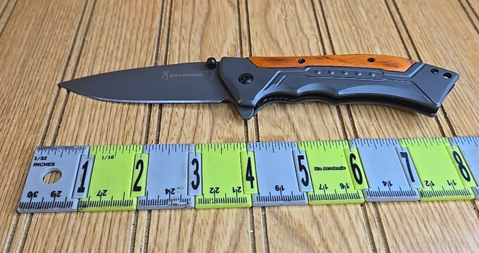 Browning Pocket Knife Folding Knives Camping Hunting Fishing Survival Tactical