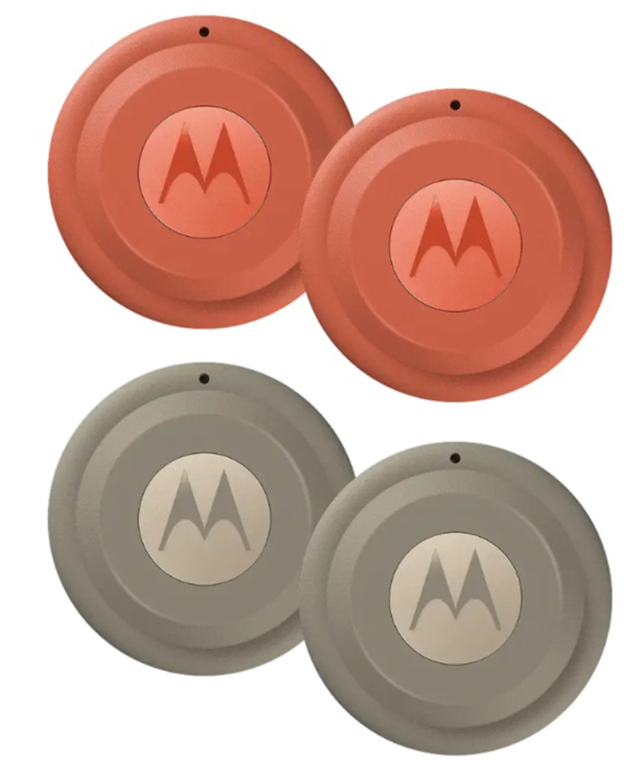 Motorola Moto Tag 2 (Works with Android Find My Device and Find Hub) 4 Pack