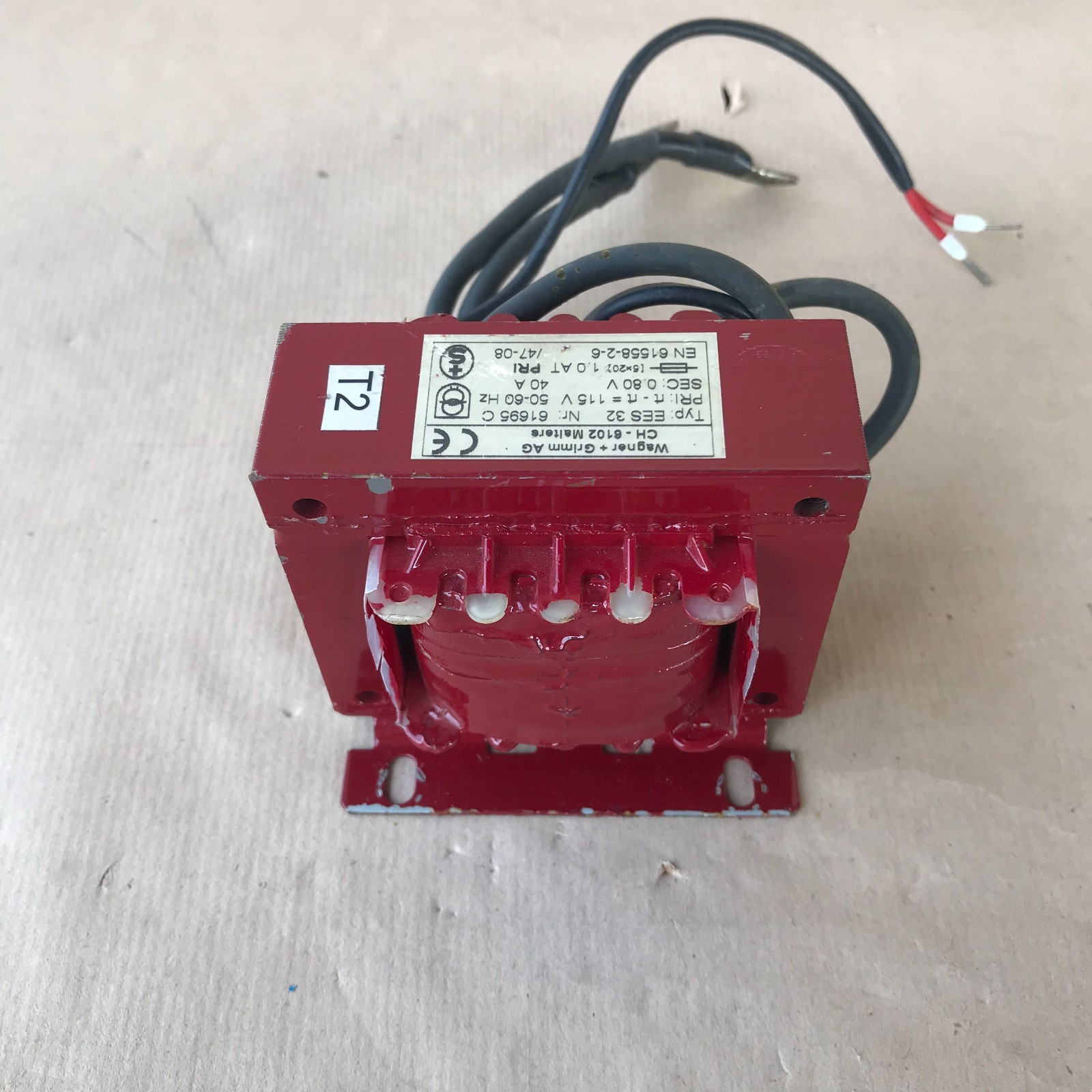 WAGNER GRIMM EES32 TRANSFORMER 61695C