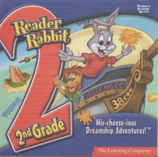 Reader Rabbit 2nd Grade Mis-cheese-ious Dreamship PC MAC CD learn math numbers!