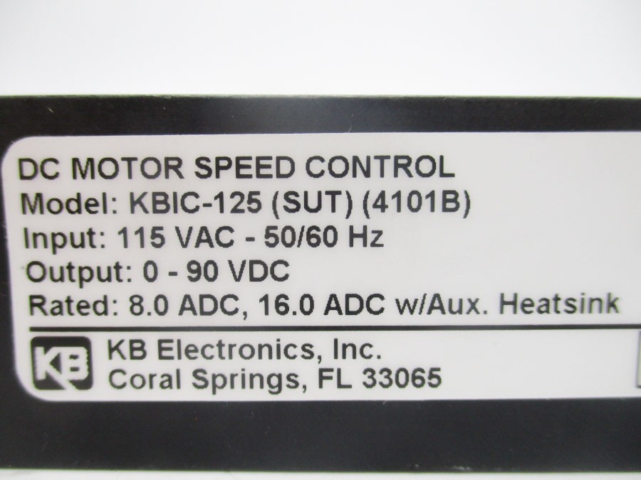 KB ELECTRONICS KBIC-125 4101B 115VAC NSNP