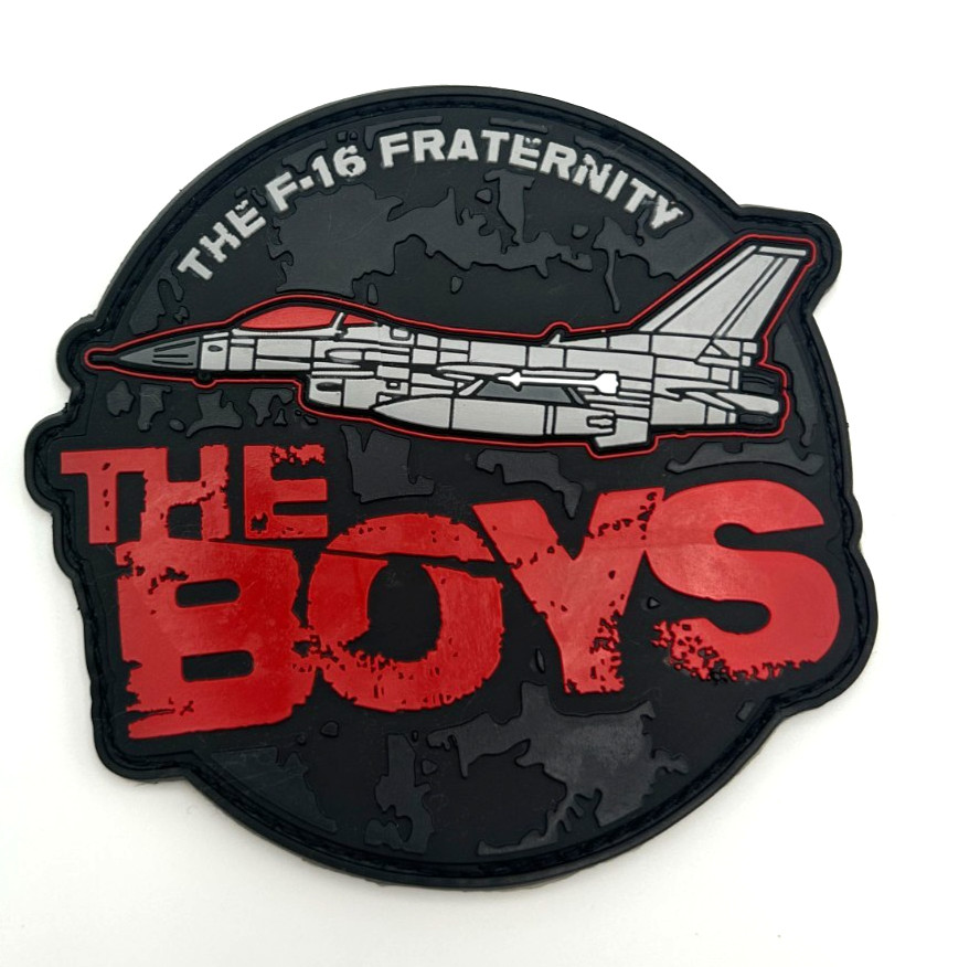 USAF F-16 - THE BOYS - THE F-16 FRATERNITY - HIGH QUALITY PVC PATCH