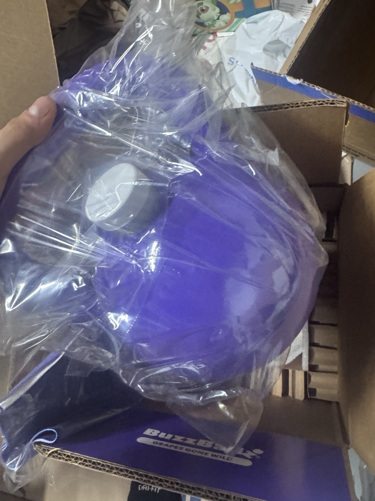 BuzzBallz KettleBallz Novelty Kettlebell Container Kit Empty Grape Promo