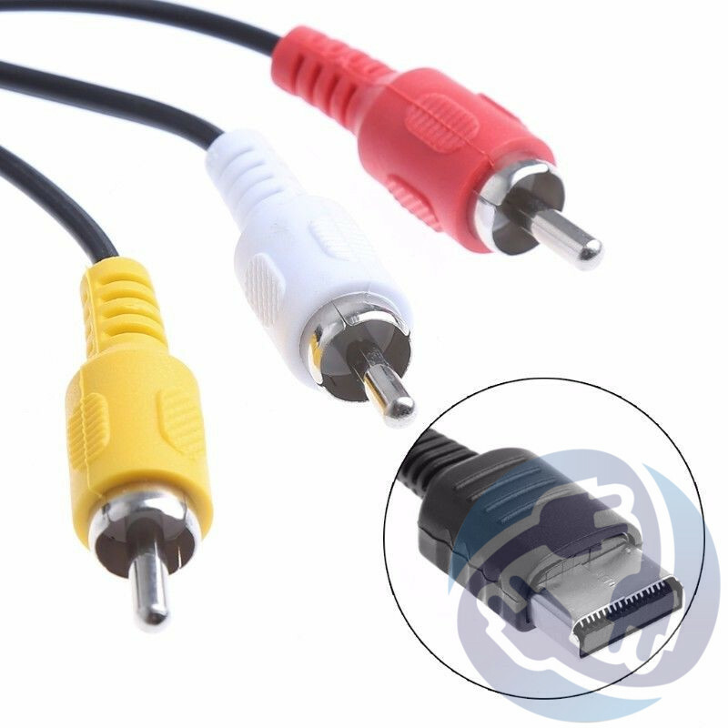 AV Video Audio Composite RCA Cable Cord for Sega Dreamcast Console A/V