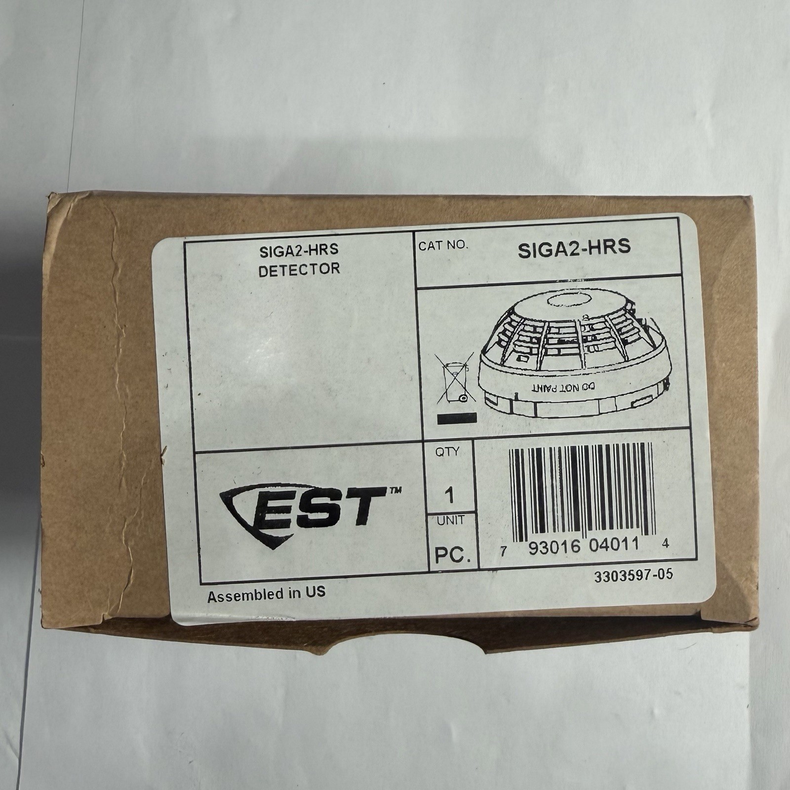 Brand New Edwards SIGA2-HRS Heat Detector Discontinued Model Free Shipping