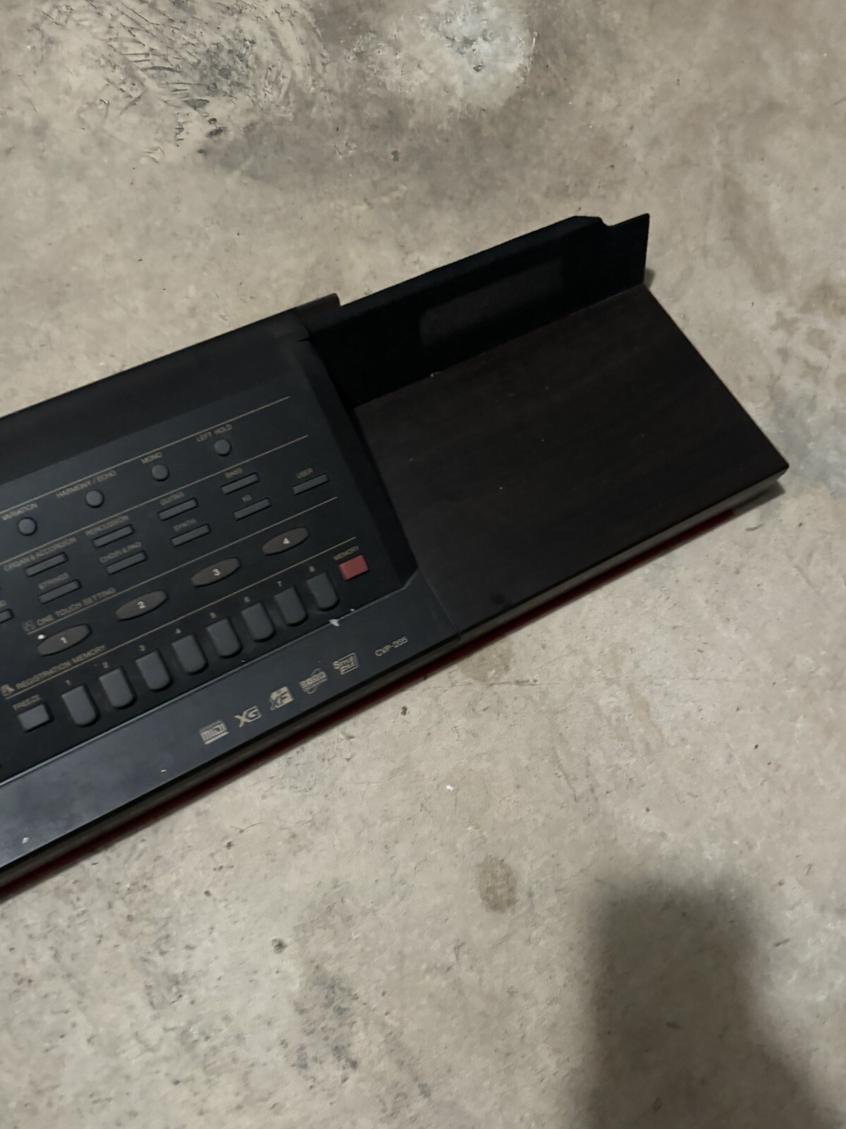 yamaha clavinova CVP-205 control panel