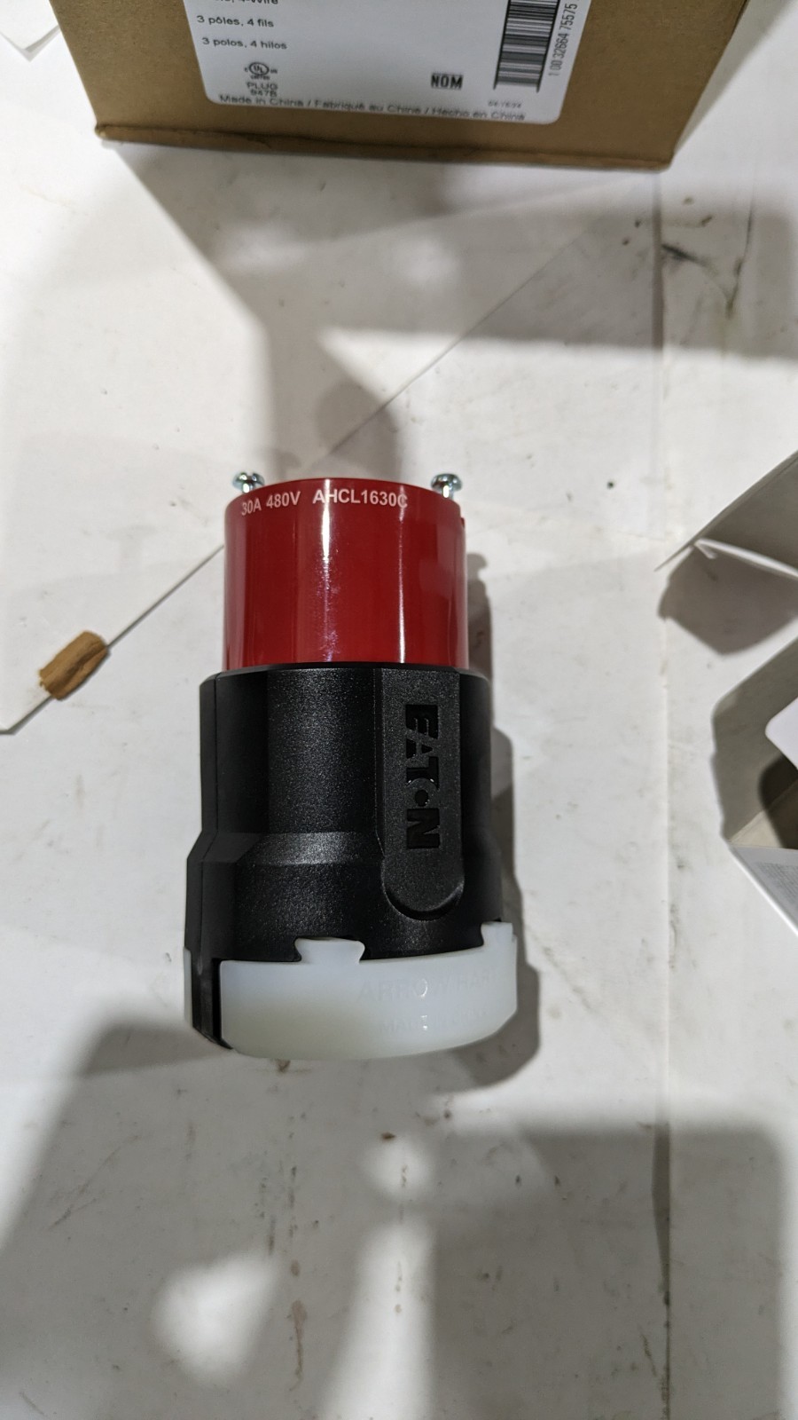 Cooper AHCL1630C Color locking L16-30R Connector receptICLE 30 Amp ... EACH
