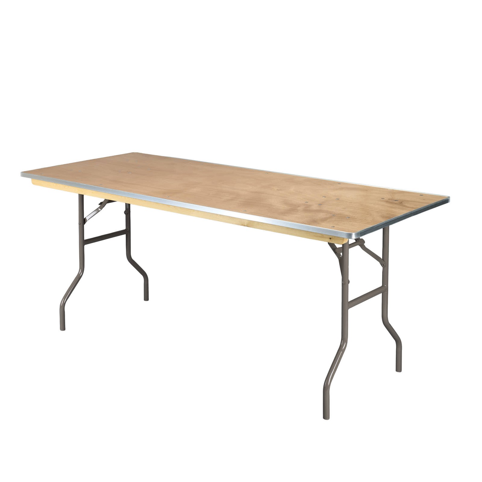 72" x 30" (6 Foot) Rectangle Plywood Folding Table by Chivari
