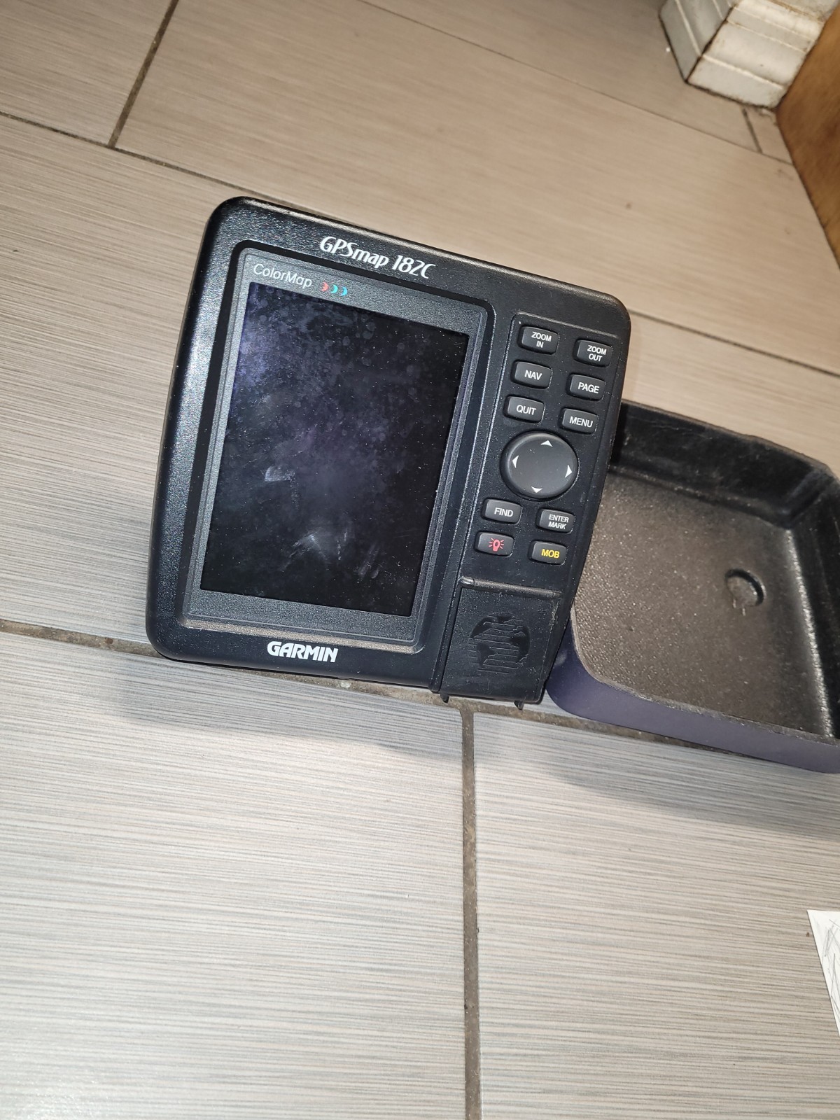 Garmin GPSmap 182C Fish Finder  UNTESTED  for parts/repair - UNIT ONLY as is