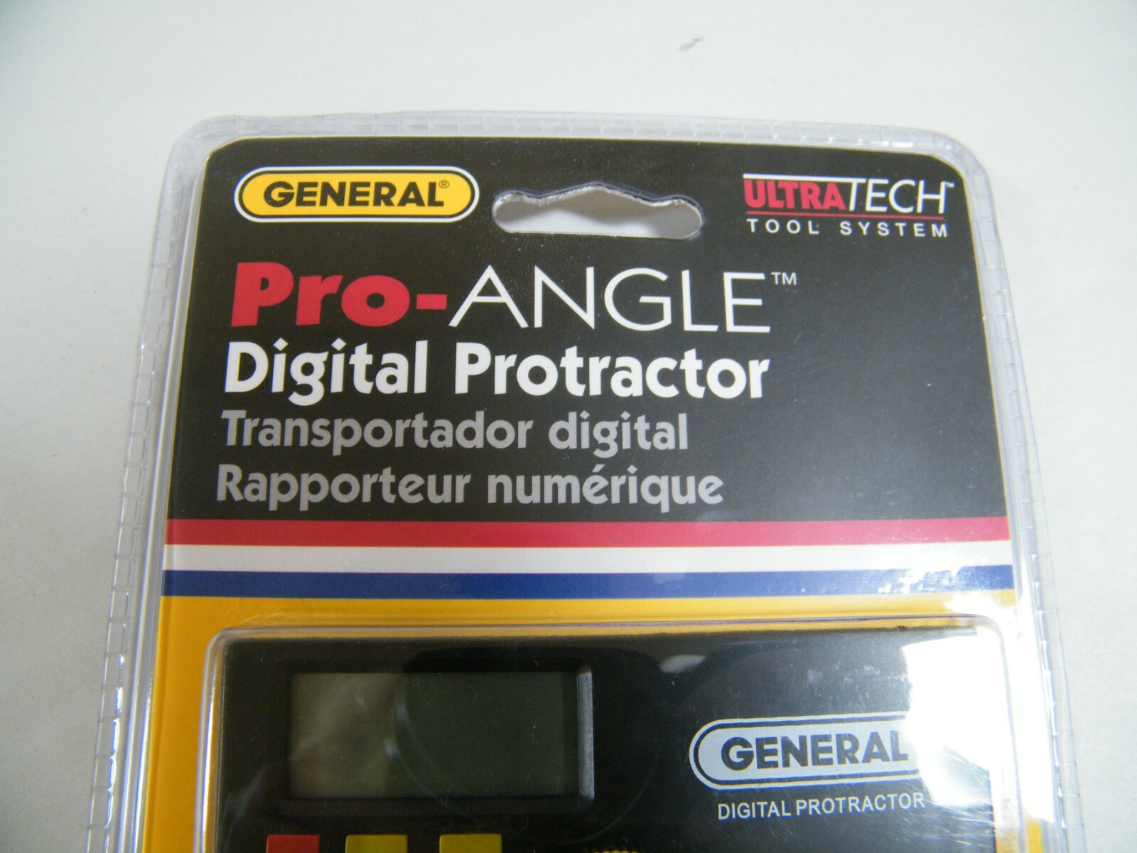 ULTRATECH GENERAL PRO-ANGLE 6" DIGITAL PROTRACTOR 0-180 DEGREES NO. 1702, NEW
