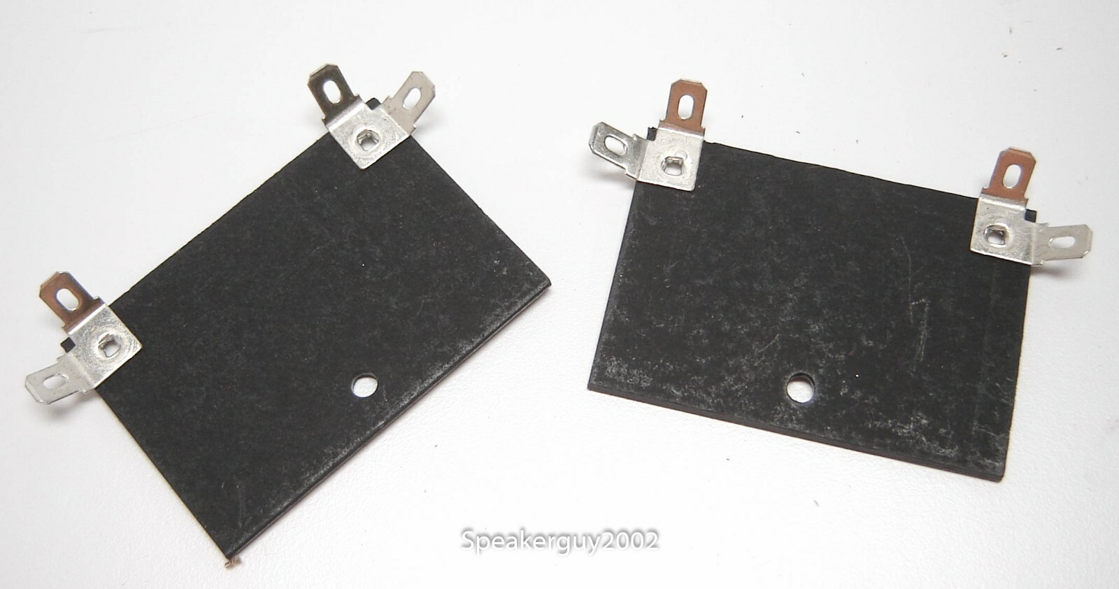 Pair of Fiber Board Woofer Terminals / Speaker Part / .205 Spade / FBT13