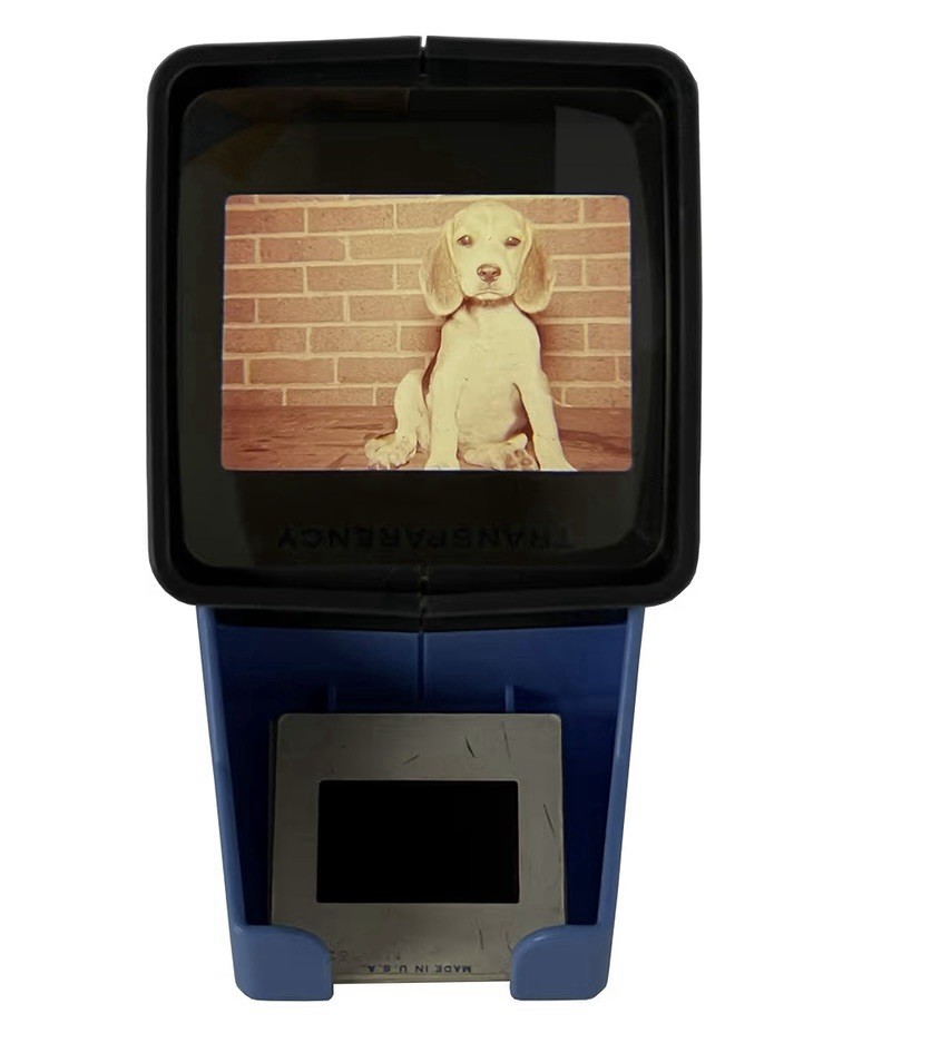 Minolta View portable LED screen with LED screen luminosa negative viewfinder