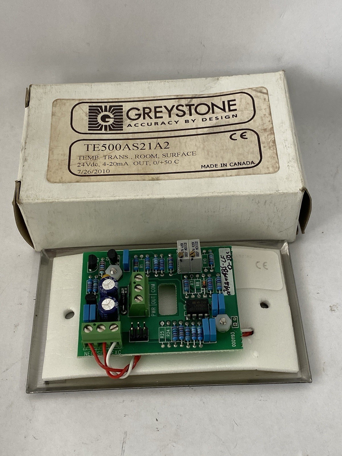 GREYSTONE TE500AS21A2 ROOM SURFACE TEMP. TRANSMITTER