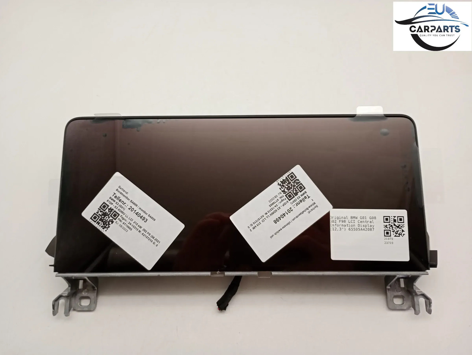 Original BMW G01 G08 G02 F98 LCI Central Information Display (12.3") 65505A42087