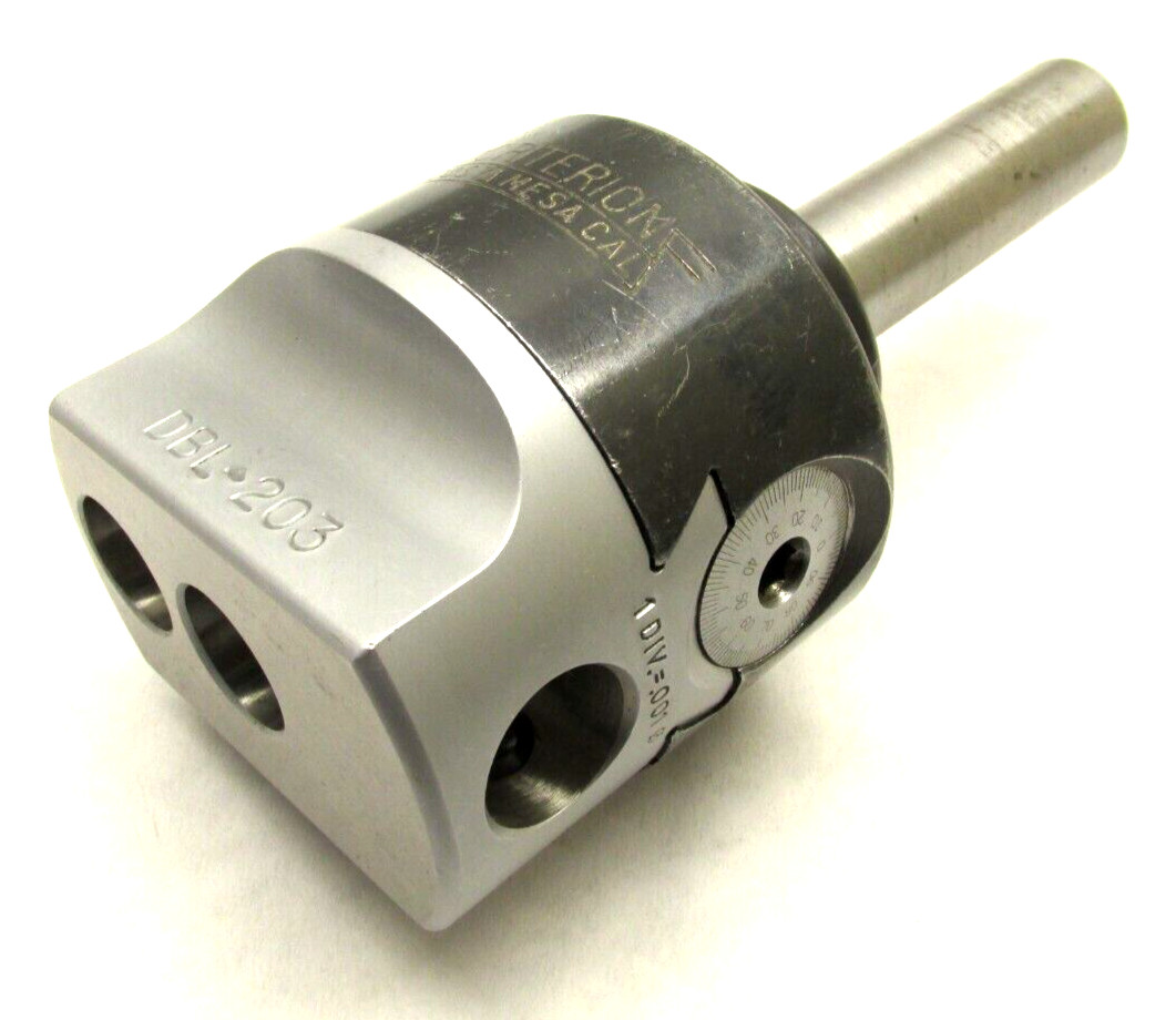 NICE! CRITERION 3/4" BORING HEAD w/ 7/8" SHANK - #DBL-203