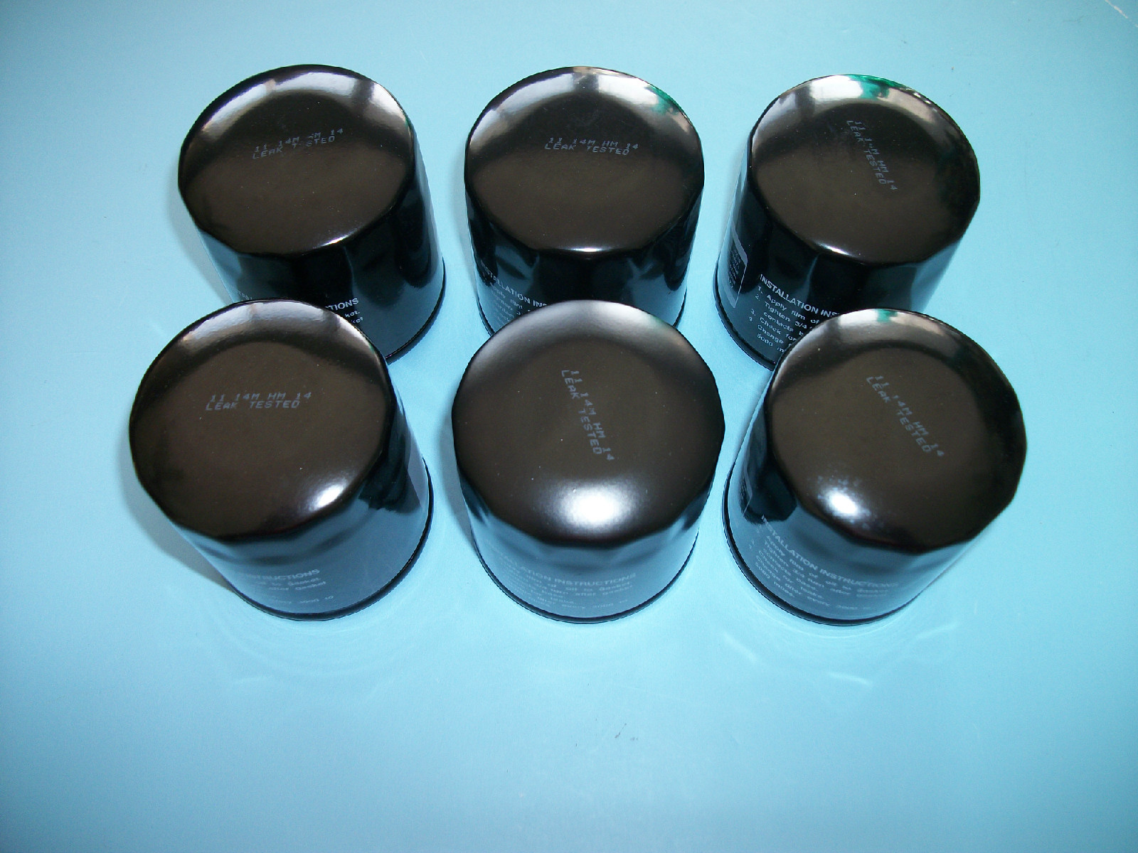 QTY 6 SIX Oil Filters Club Car 1016467  EZ-GO 607454  Kawasaki 49065-2078