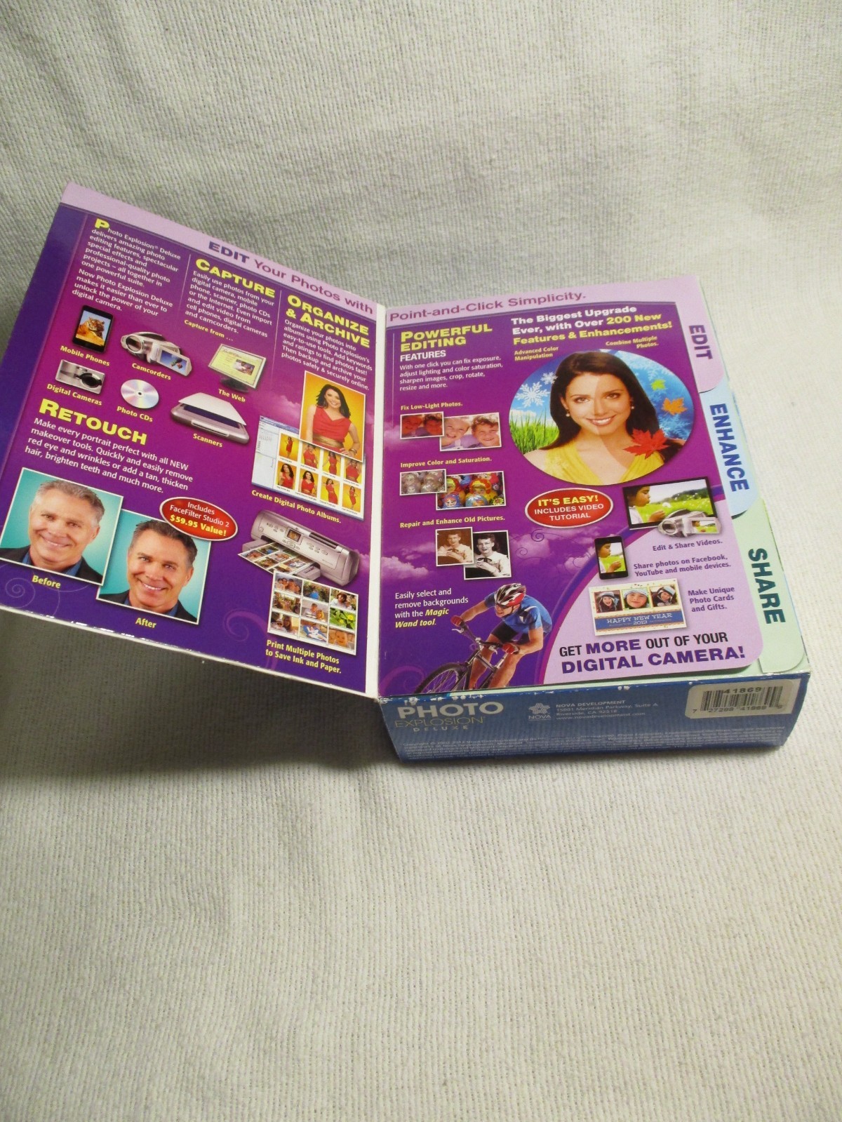 PHOTO EXPLOSION DELUXE VERSION 5, NEW OPEN BOX.