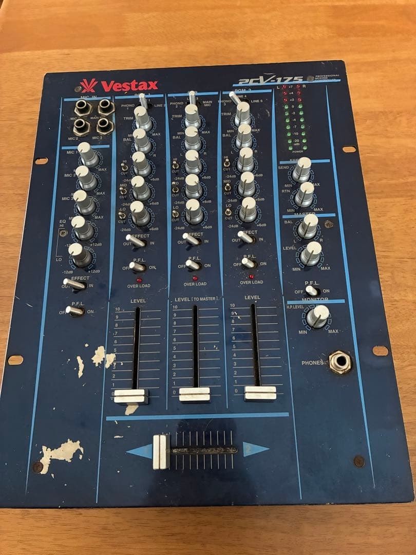 JUNK Vestax PCV-175 Pro Dj Mixer Untested Only Main Unit