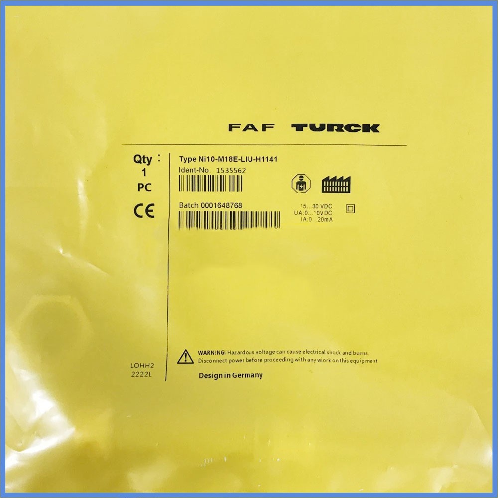 Sensor NI10-M18E-AN6X-H1141 NI10-M18E-AP6X-H1141 NI10-M18E-Y1X-H1141 lot TURCK