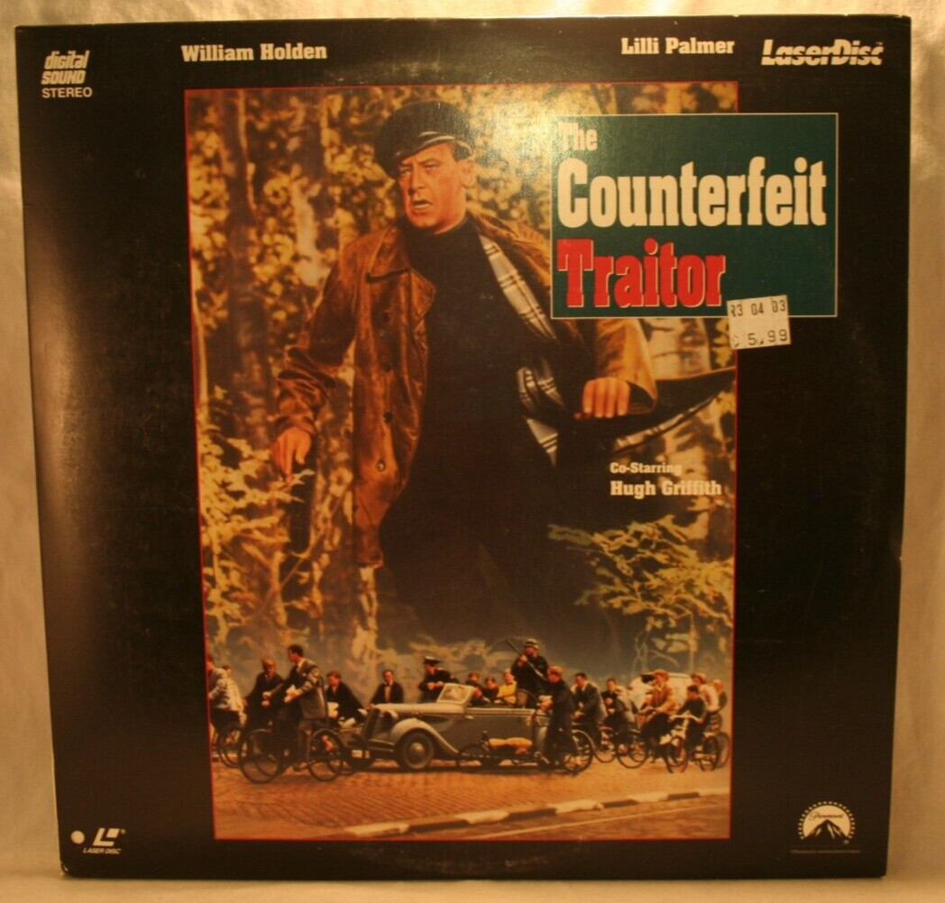 Laserdisc v * The Counterfeit Traitor * William Holden Lilli Palmer Hugh Griffit