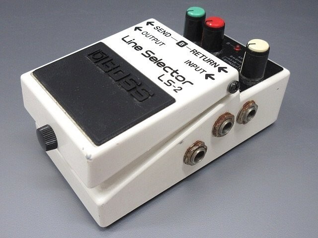 Boss LS-2 Line Selector Guitar Effect Pedal PSA Good Working Test Completed