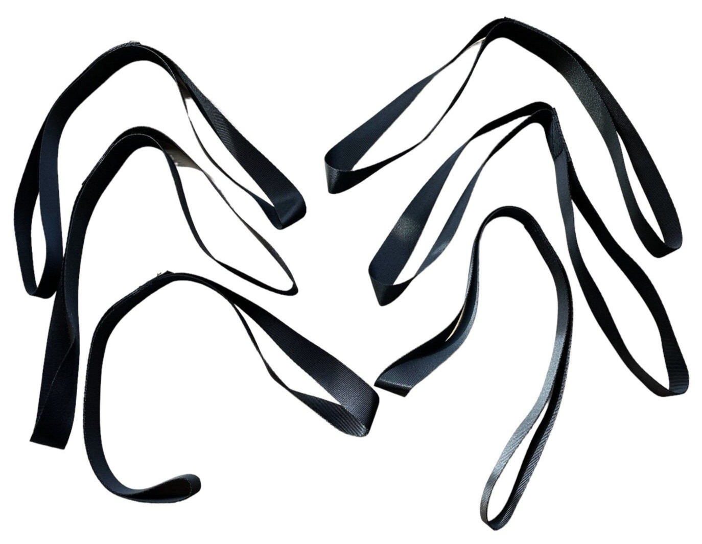 6x Tie Down Strap w/ Soft Loop -  1' Wide x 18" Long - Six Individual Straps