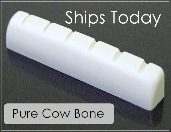 AlwaysHandCrafted Slotted BONE NUT handmade for YAMAHA PACIFICA Guitar