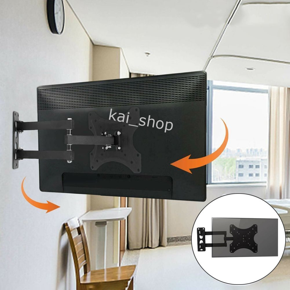 TV WALL BRACKET MOUNT SLIM FOR 14 19 26 30 32 40 42 43 IN FLAT 3D LCD LED PLASMA