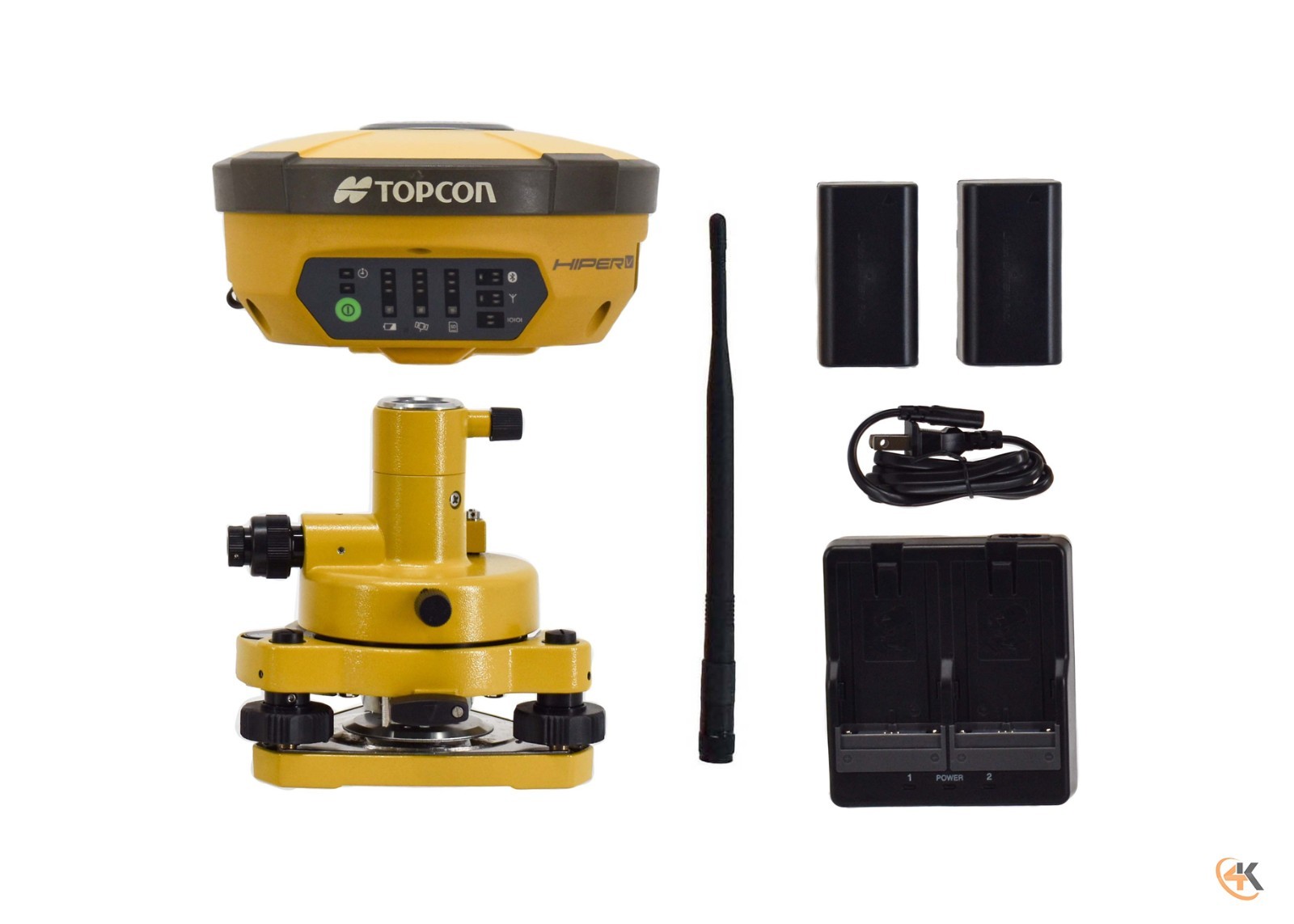 Topcon Single Hiper V FH915 900 MHz GPS Base/Rover Receiver Kit
