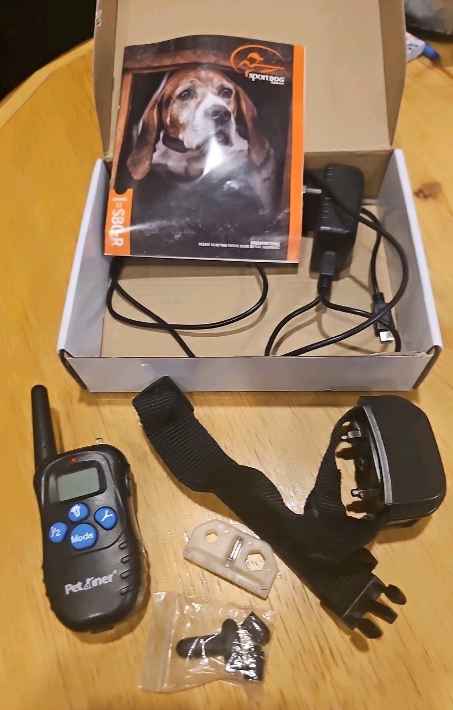 Petainer Dog Training Collar with Remote – Rechargeable Shock/Vibrate/Beep