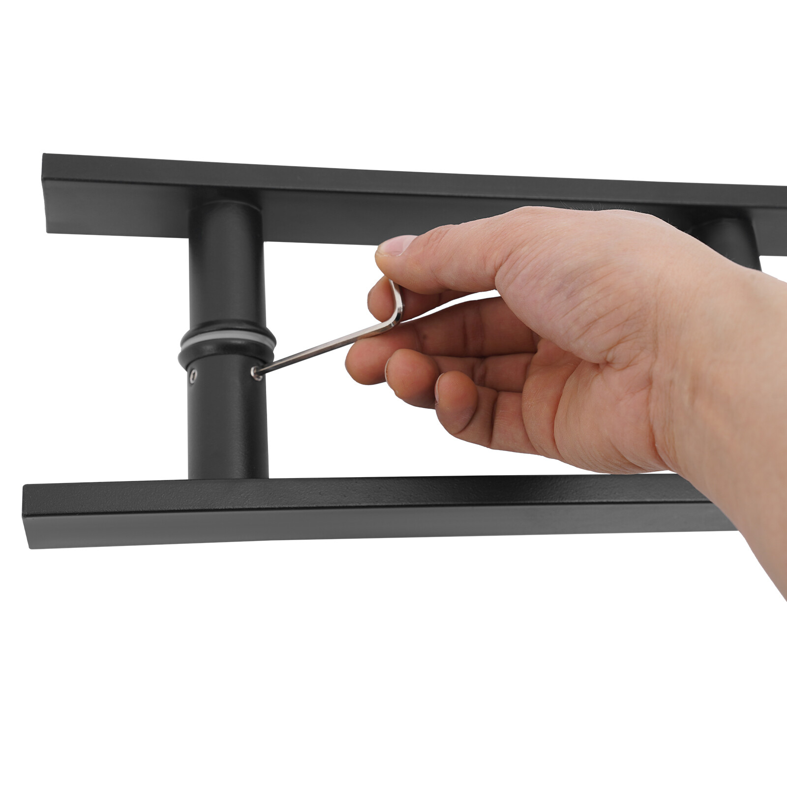 H Shape Door Pull Handle Double Sided Pull Push Sliding Barn Door Handles