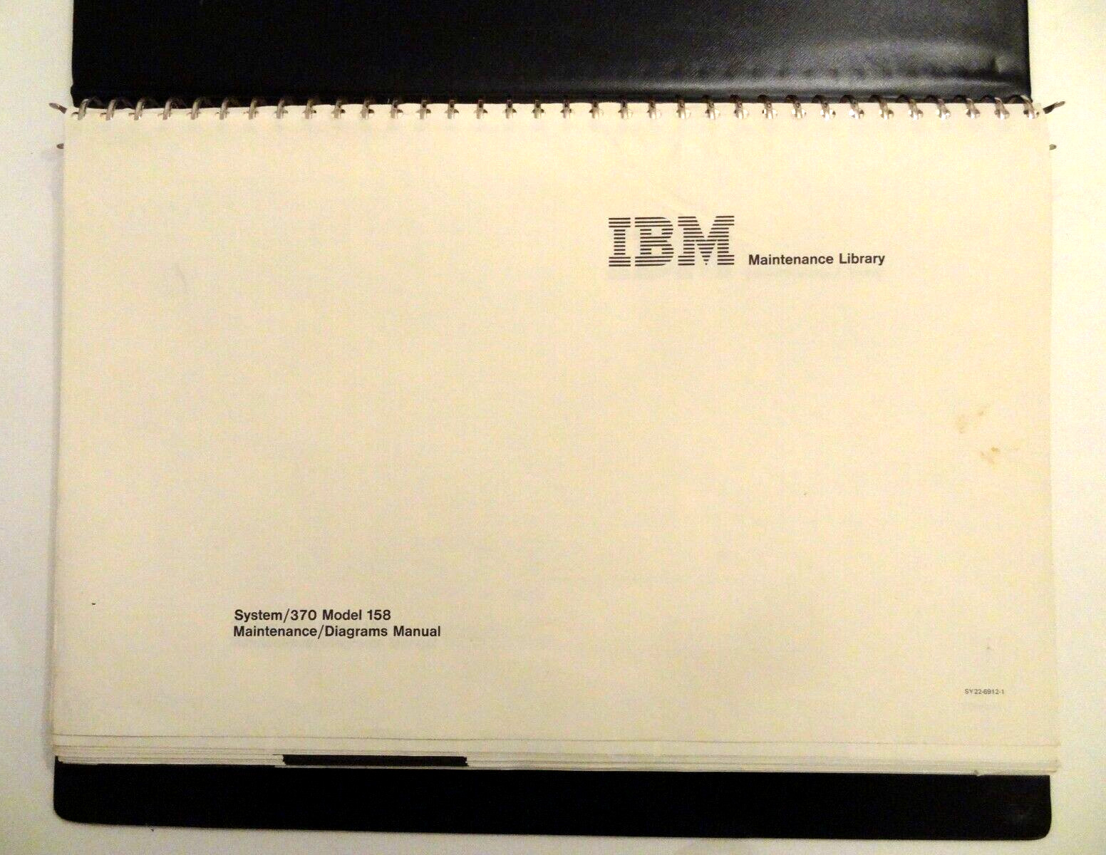 2-Vol Set IBM Field Engineering System/370 Model 158 Maintenance/Diagram Manuals