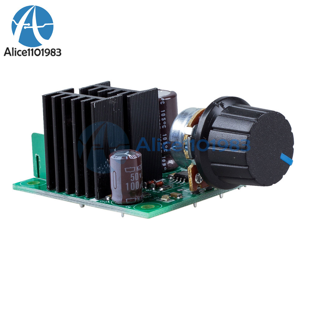 12V~40V 10A PWM DC Motor Speed Control Switch Controller Volt Regulator Dimmer